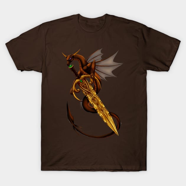 Dragon Dagger T-Shirt by NiSiSuinegEht